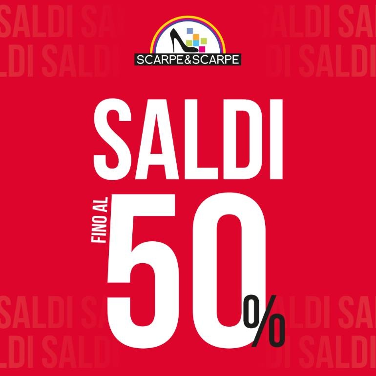 Da Scarpe&Scarpe sono iniziati i saldi!